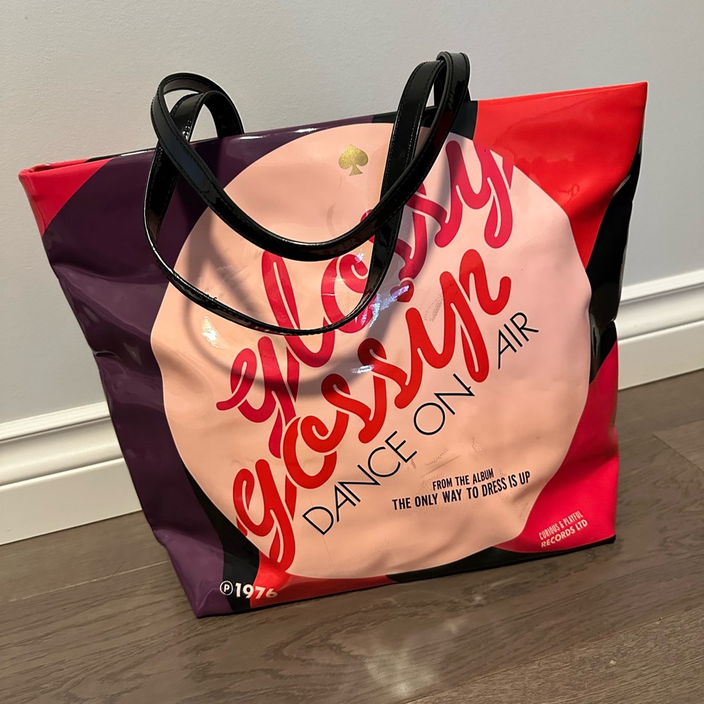 Kate Spade ♠️ Glossy Gossip Dance On Air Tote Bag